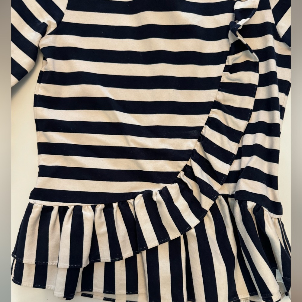 J Crew Asymmetrical Ruffle Top - Picture 3 of 11